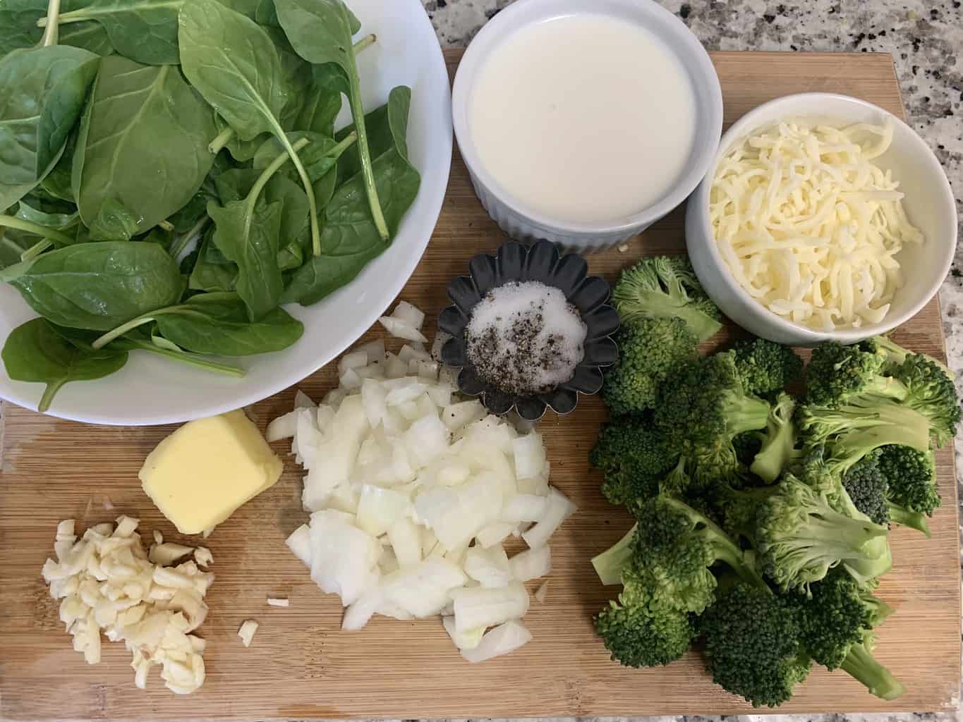 broccoli spinach soup ingredients