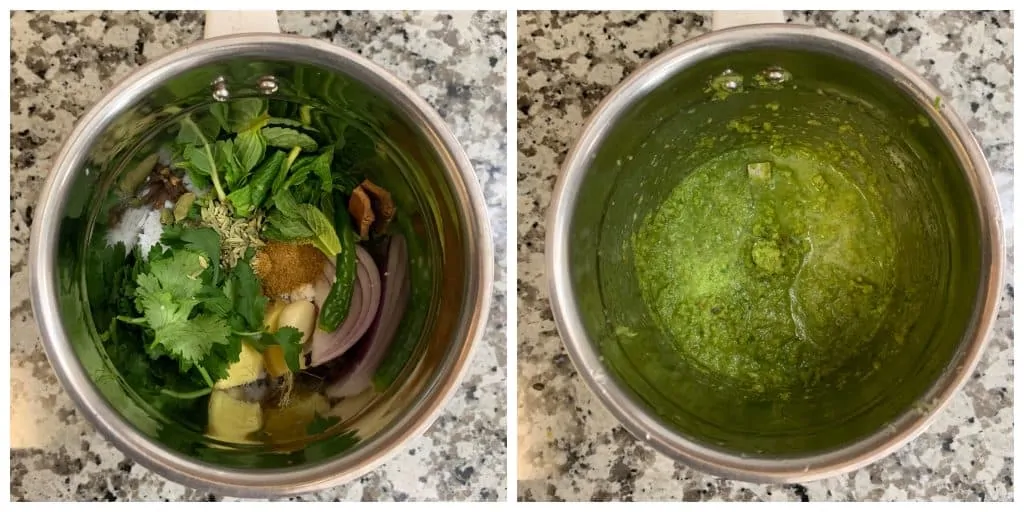  paso para hacer collage de masala verde