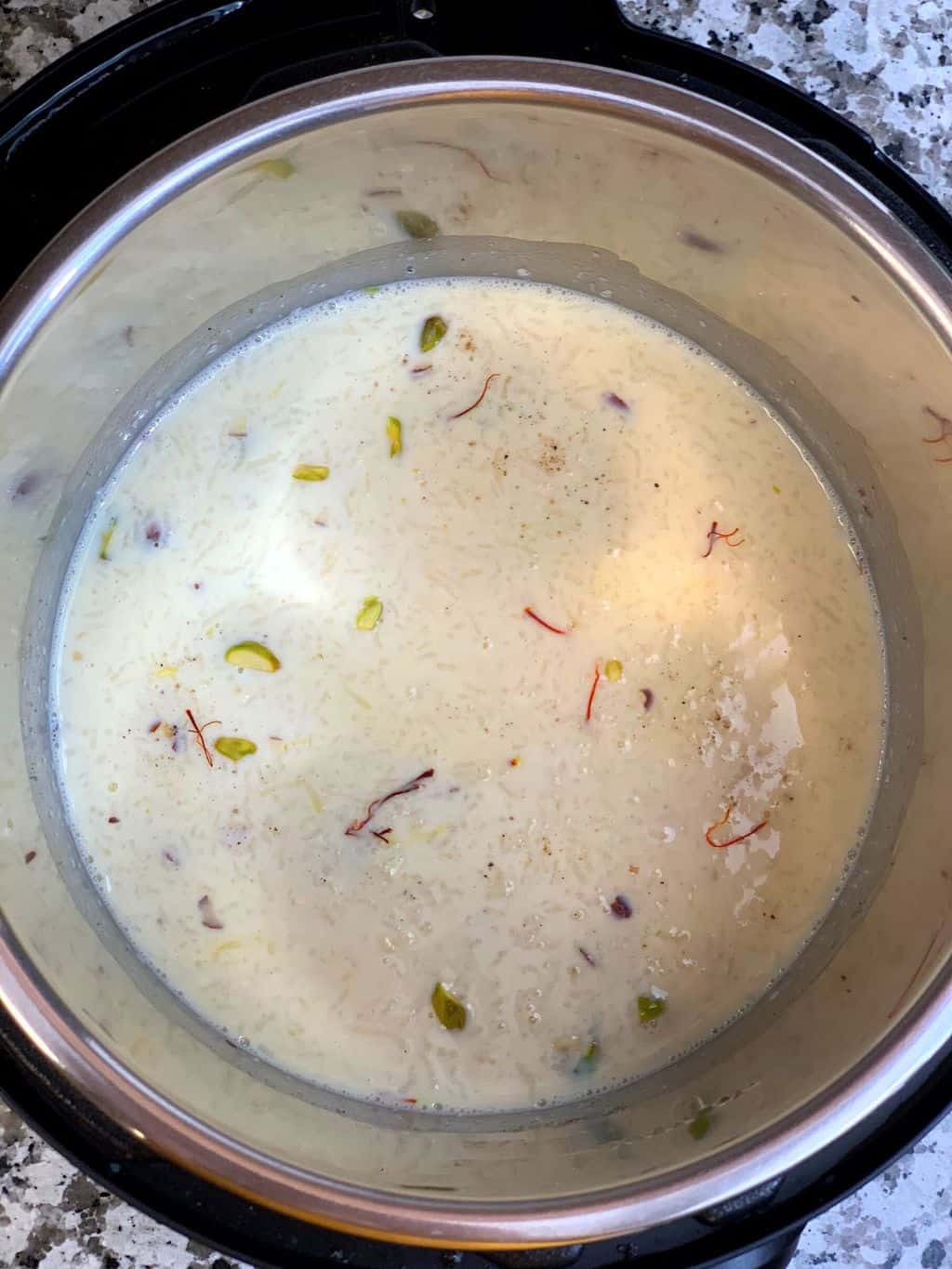 kheer in instant pot insert