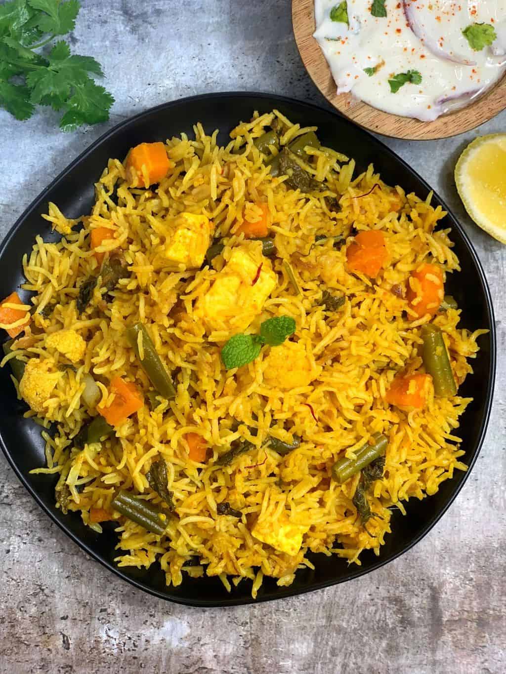 Vegetable Biryani (Instant Pot & Stove Top) - Indian Veggie Delight