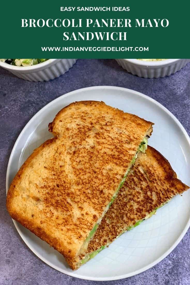 broccoli paneer sandwich