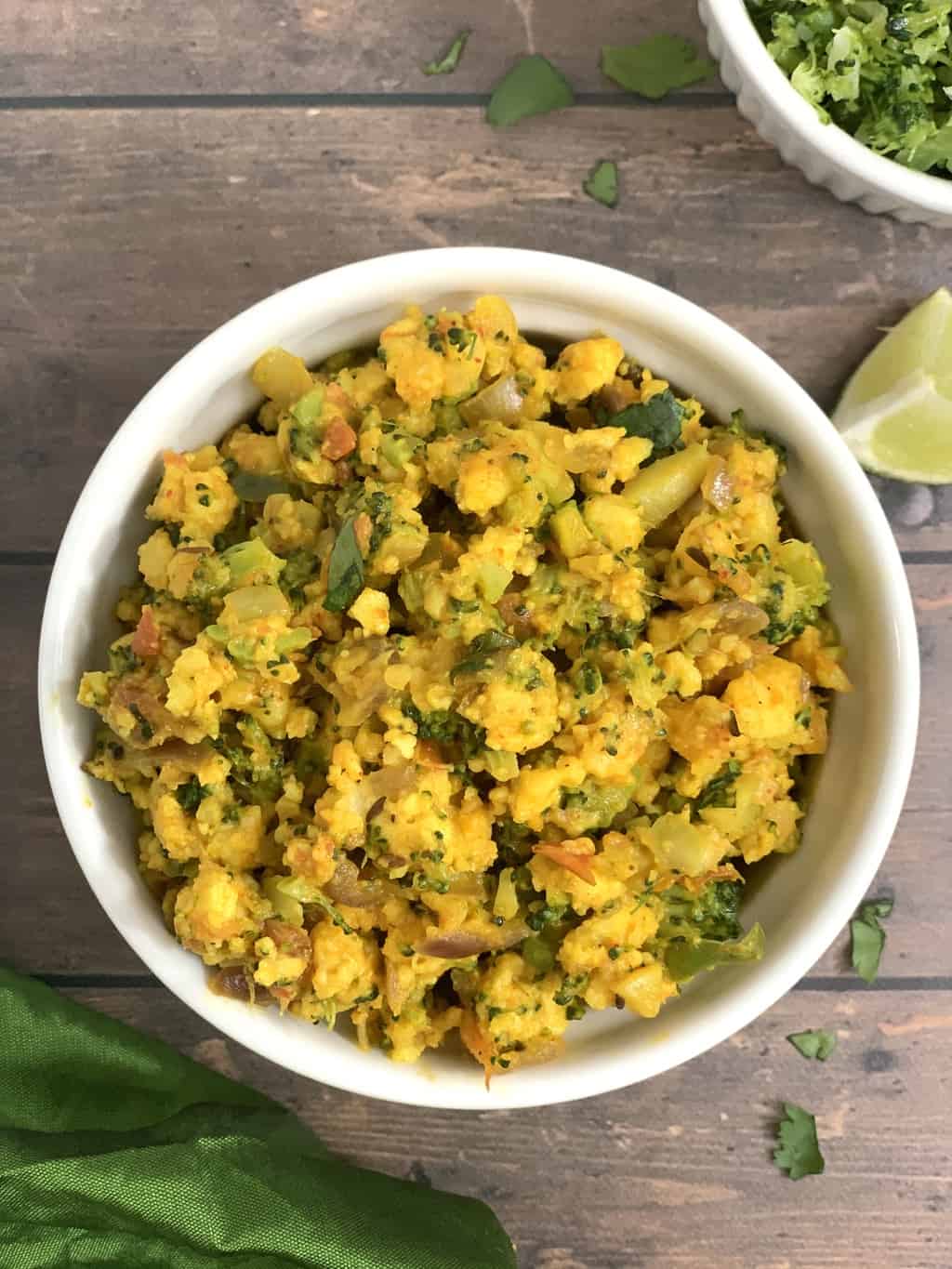 broccoli paneer bhurji