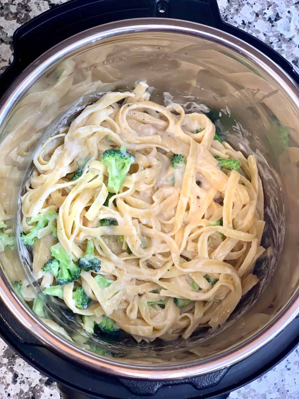 fettuccini alfredo in instant pot insert