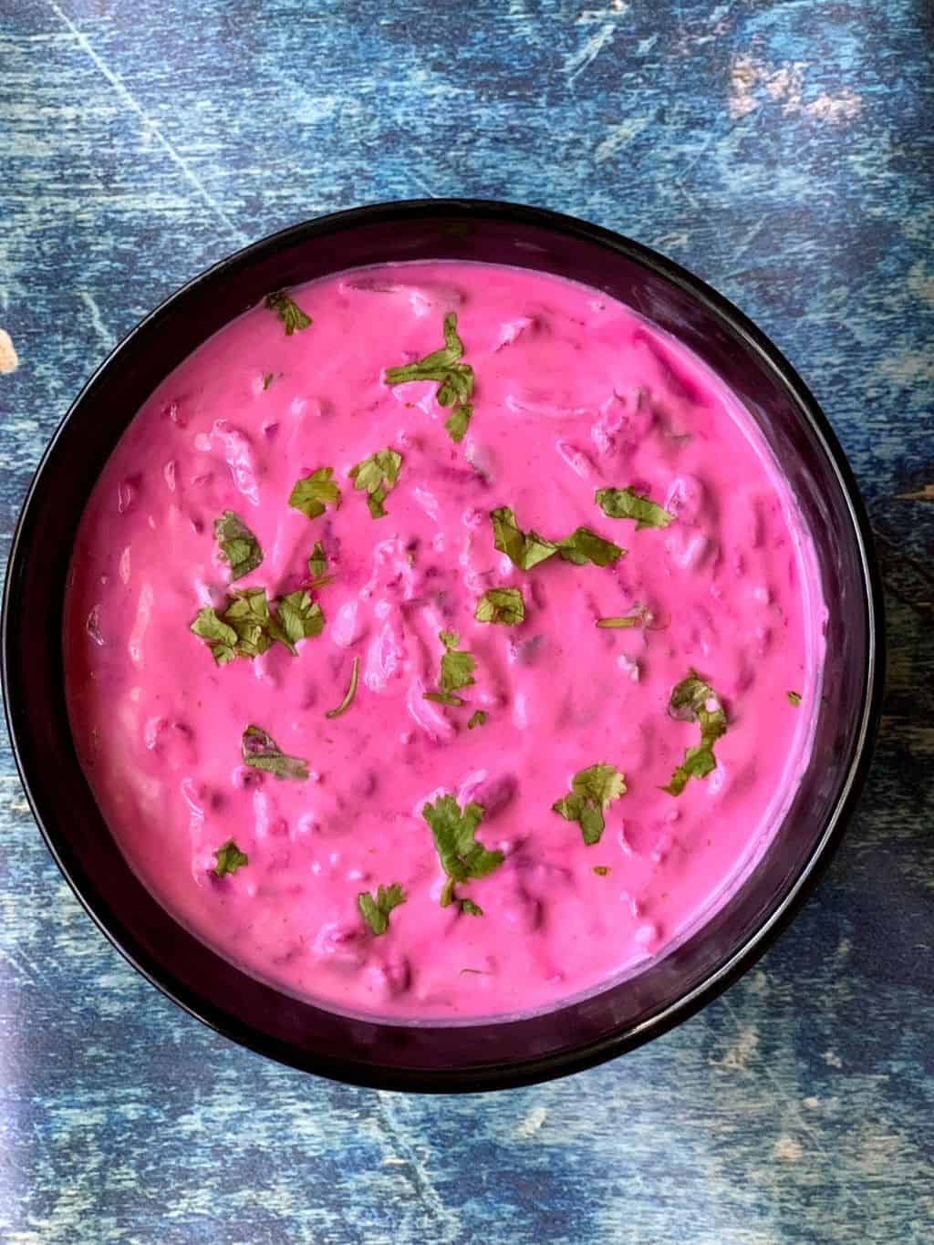 beetroot raita recipe