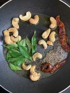 tempering in a pan