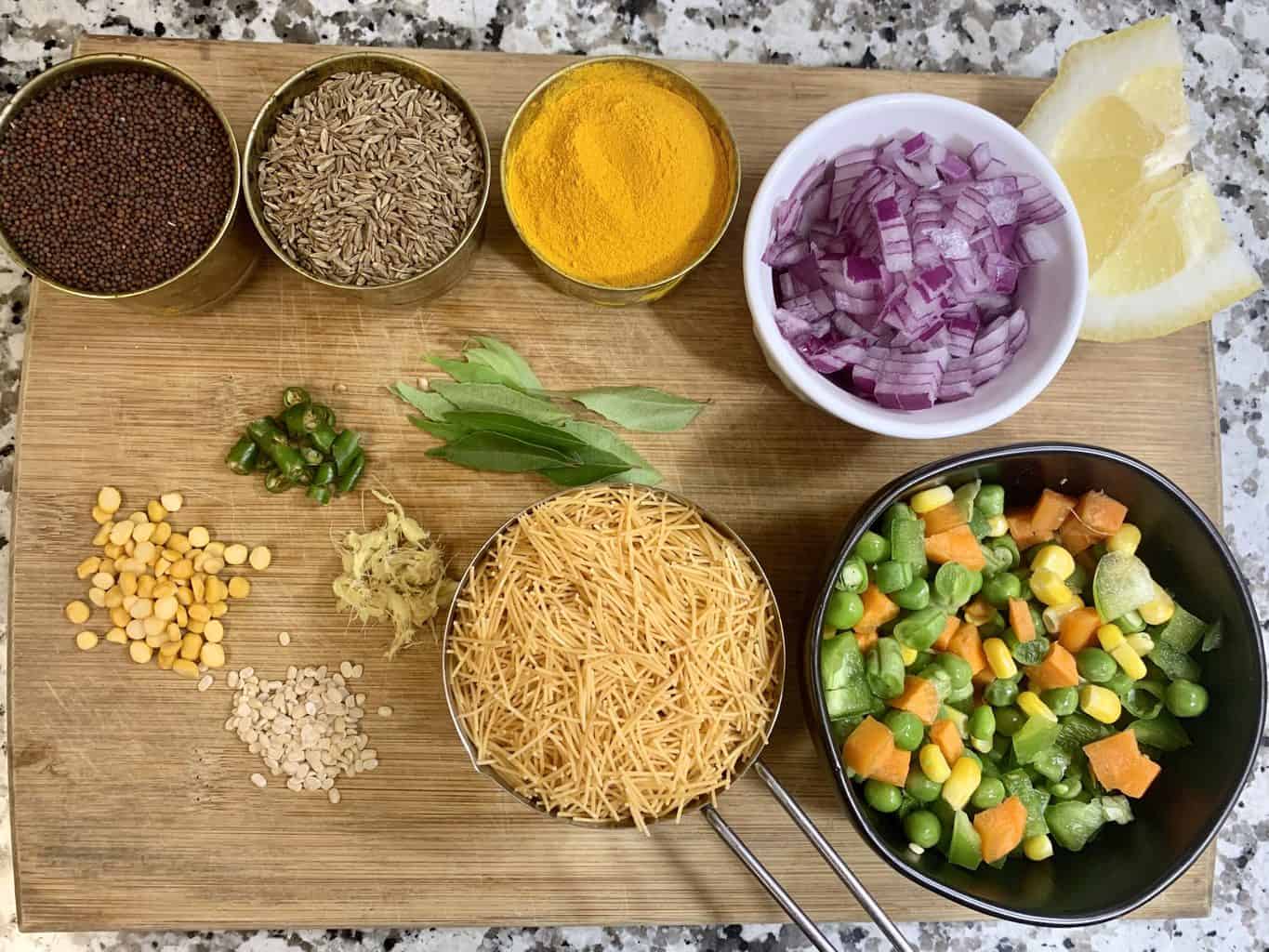 instantpotvermicelliupmaingredients Indian Veggie Delight