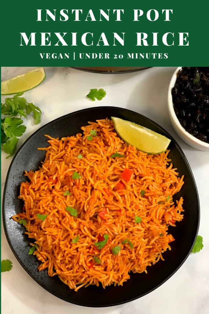 Instant Pot Mexican Rice Recipe Indian Veggie Delight