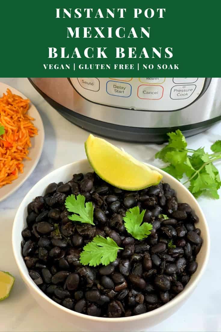 Instant Pot Mexican Black Beans Indian Veggie Delight