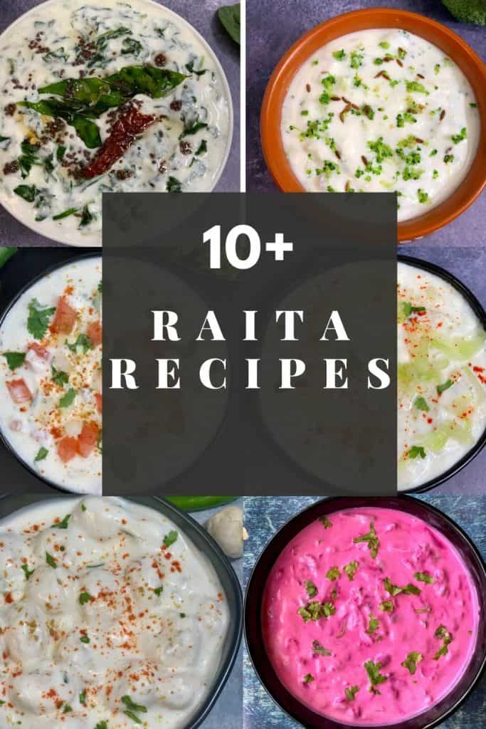 indian raita recipes/ yogurt dip indian