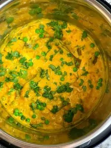 butternut squash coconut curry in the instant pot insert