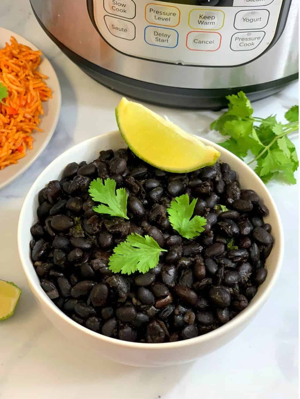 Instant Pot Mexican Black Beans - Indian Veggie Delight