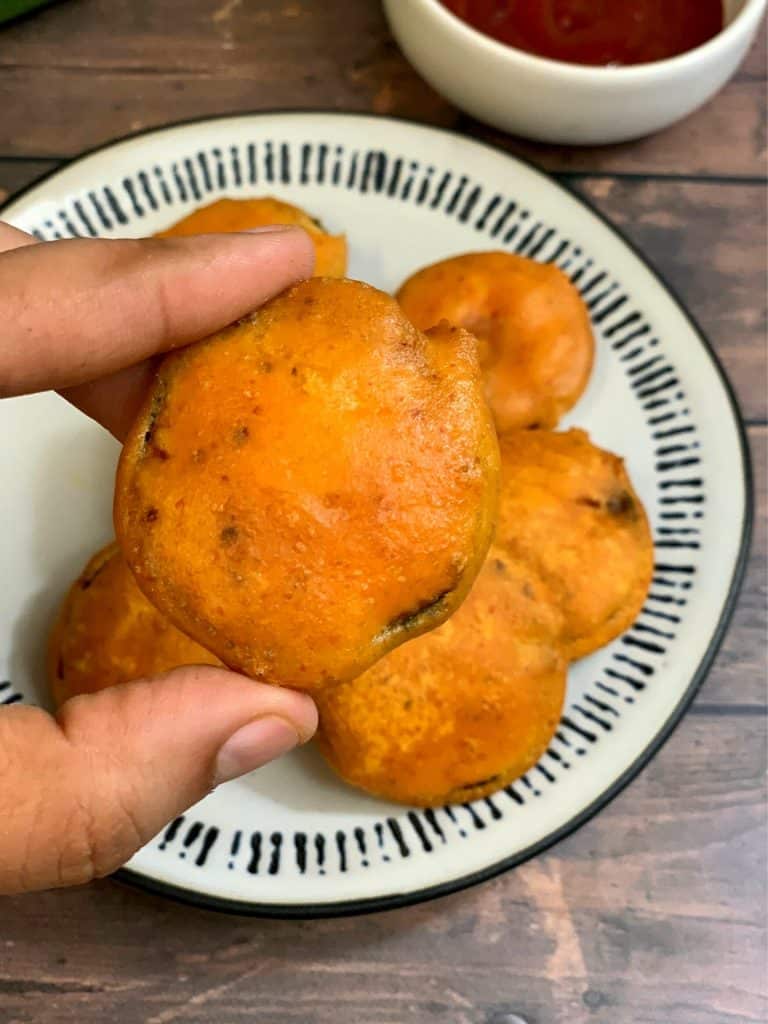 Zucchini Bajji Recipe Indian Zucchini Fritters Indian Veggie Delight