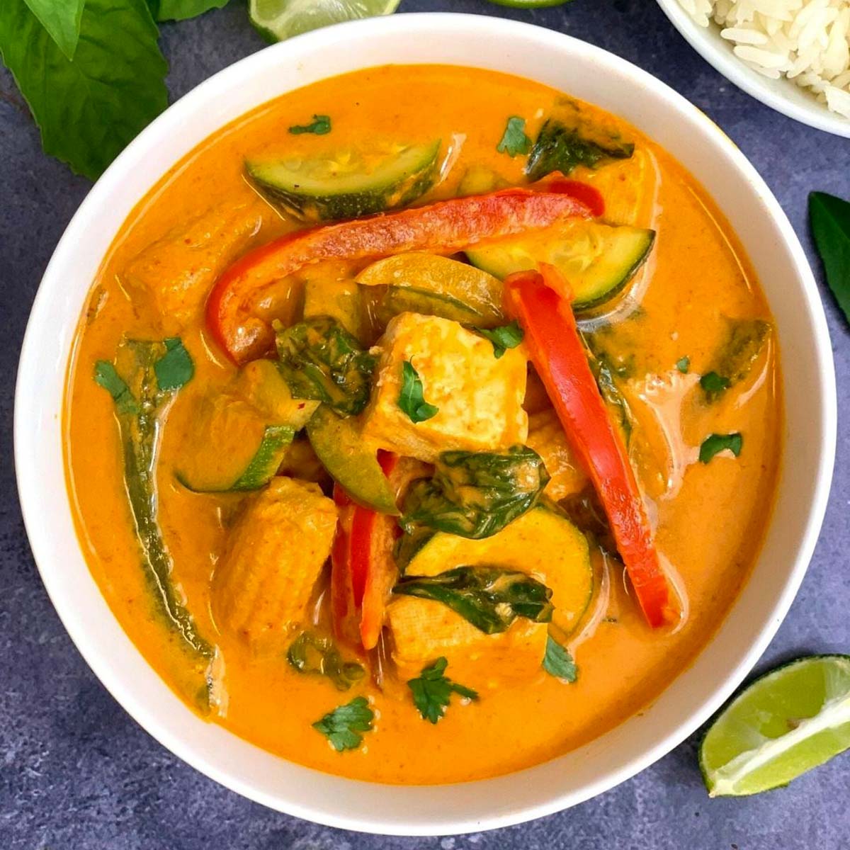 Pot Thai Red Curry with Vegetables Veggie Delight