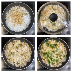 step to cook sabudana/sago khichdi collage
