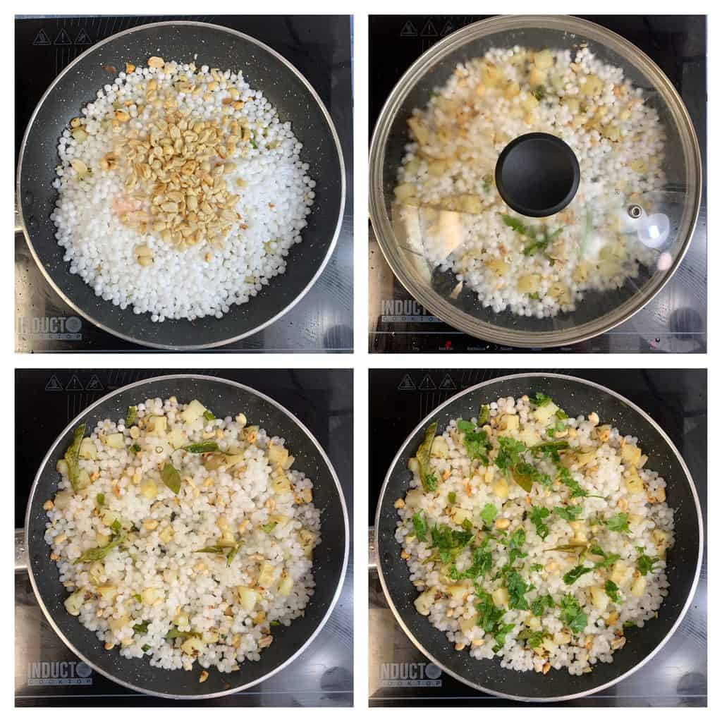 step to cook sabudana/sago khichdi collage