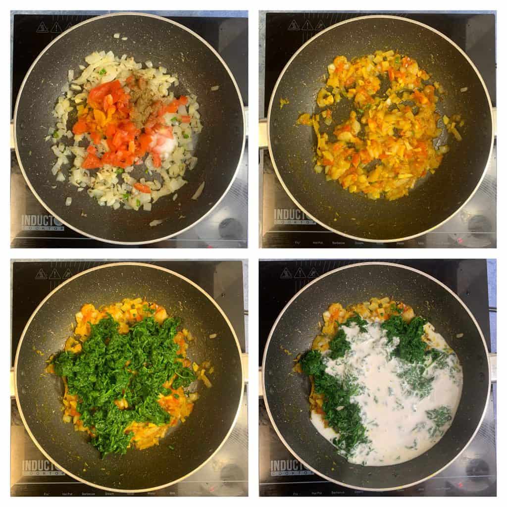 The Best Indian Creamed Spinach - Indian Veggie Delight