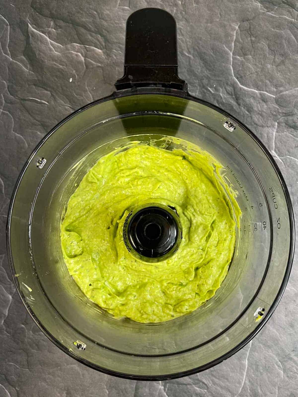 step to process the avocado lime dressing