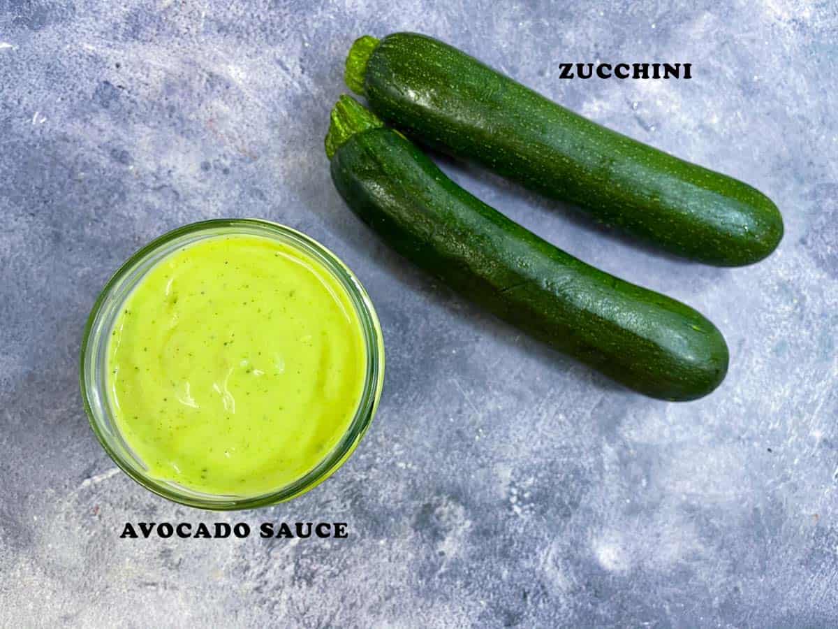 Zucchini Pasta Ingredients