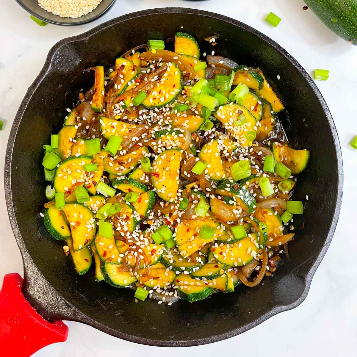 Zucchini Stir Fry Easy & Quick Indian Veggie Delight