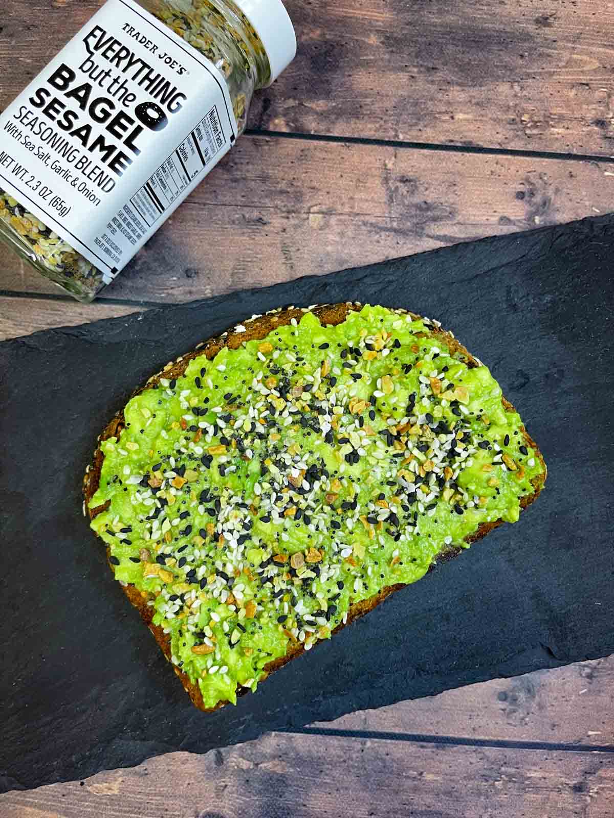 Everything Bagel Avocado Toast - Two Peas & Their Pod