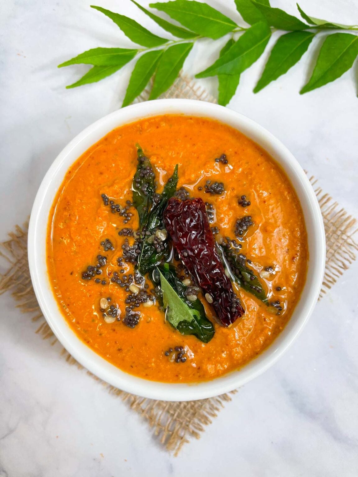 Chana Dal Chutney (Kadle Bele Chutney) - Indian Veggie Delight