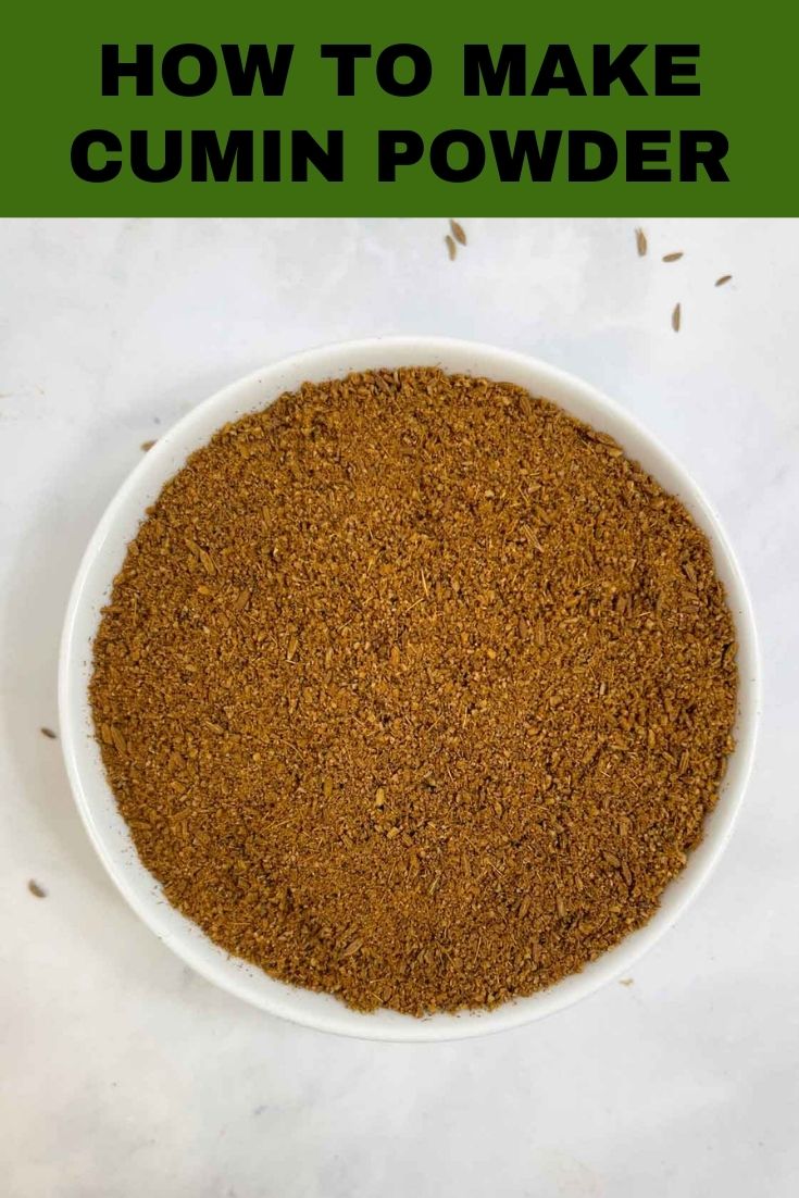How To Make Cumin Powder | Jeera Powder - Indian Veggie Delight