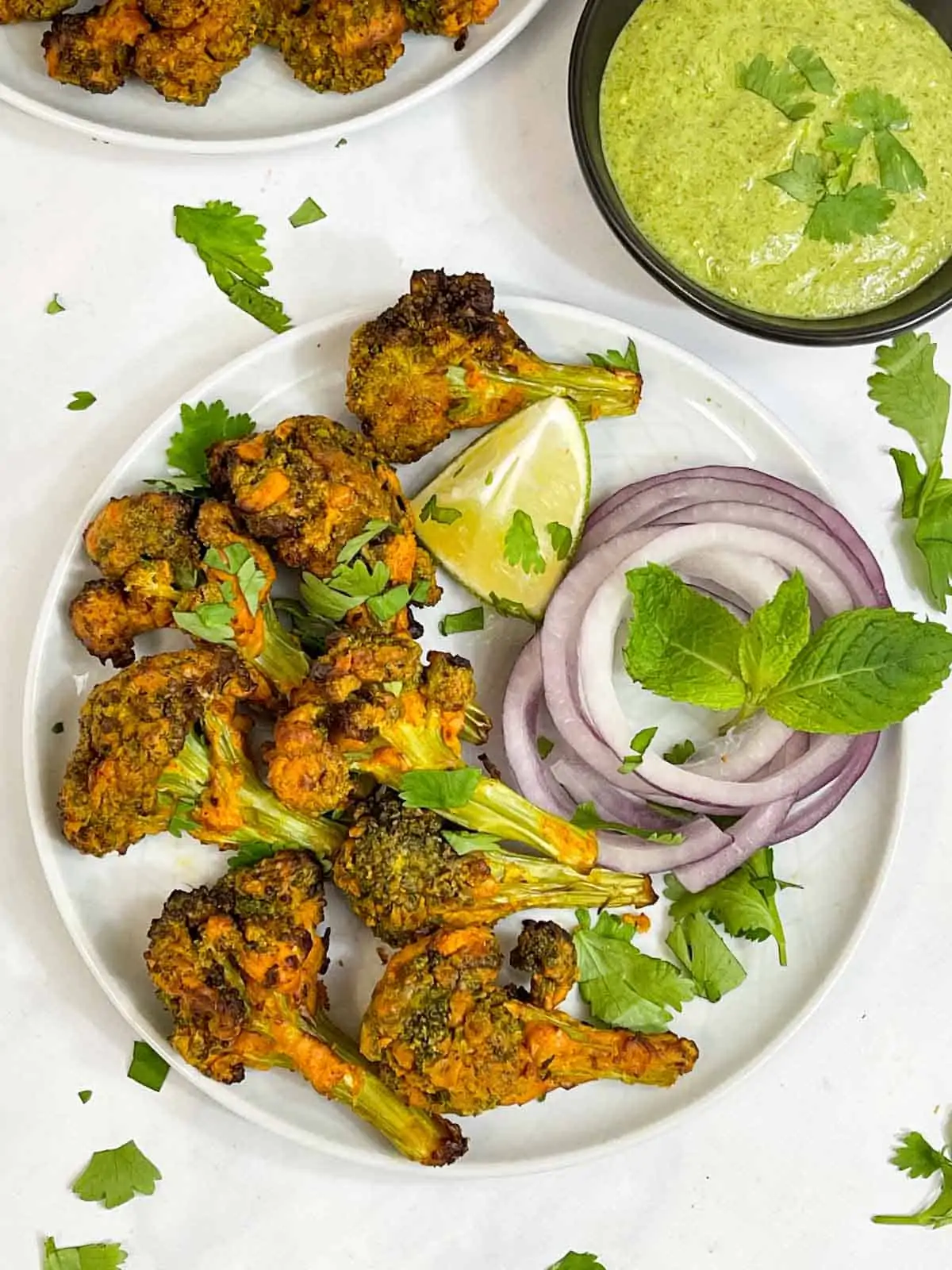 Air Fryer Tandoori Broccoli Indian Veggie Delight