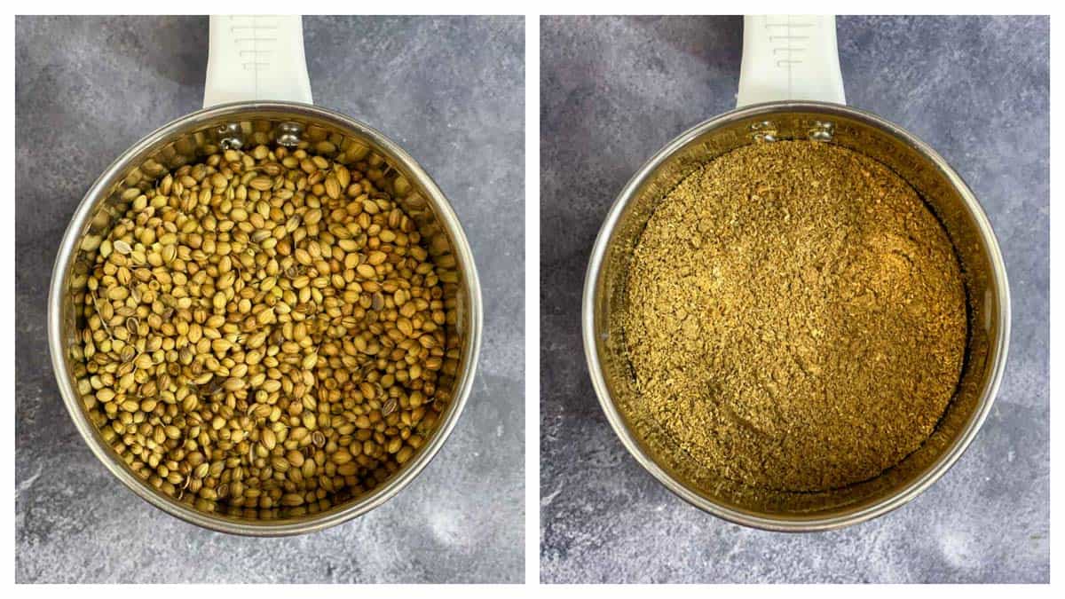step to blend the roasted seeds