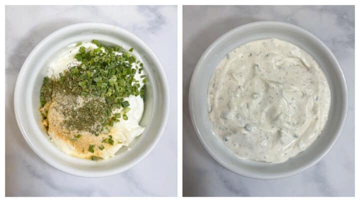Sour Cream Dip for Chips and Veggies - Indian Veggie Delight