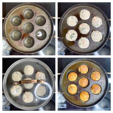 step to cook instant rava paddu in appe pan collage