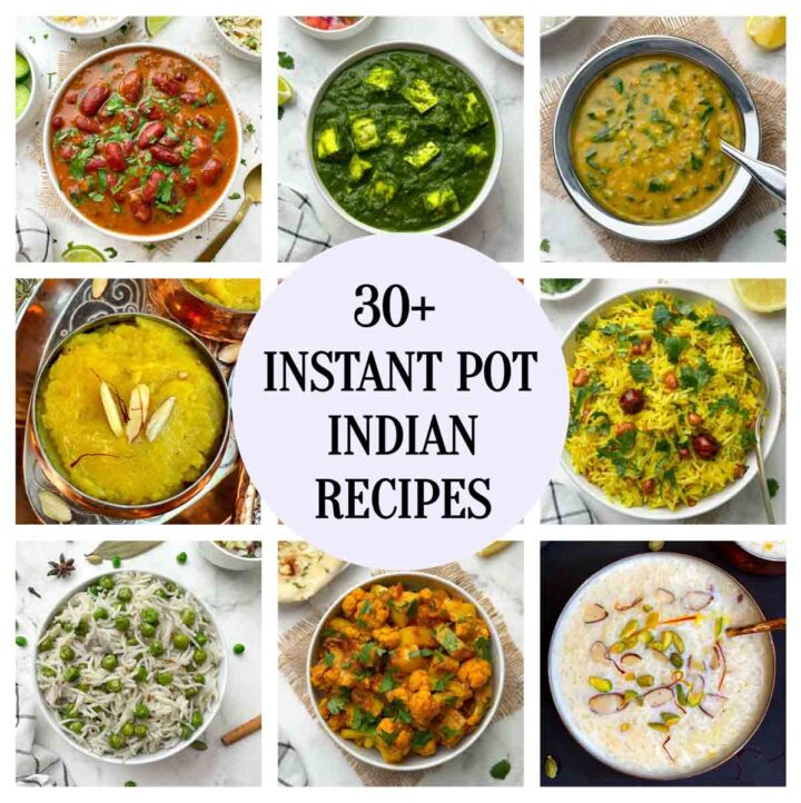 30+ best instant pot indian recipes collage