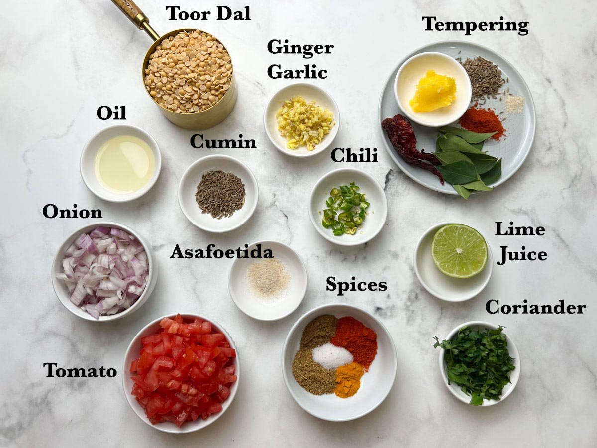 Dal Fry Ingredients