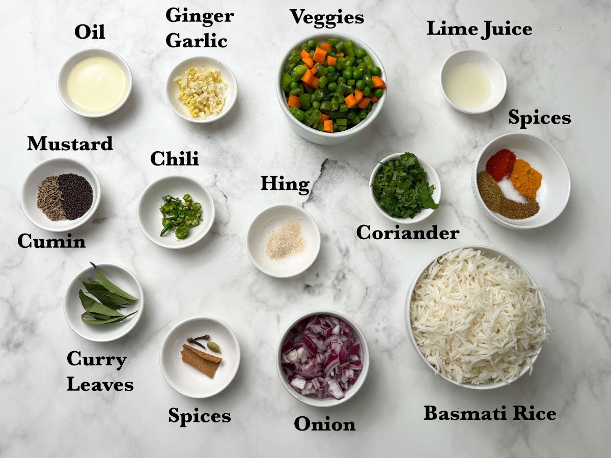 masala rice ingredients