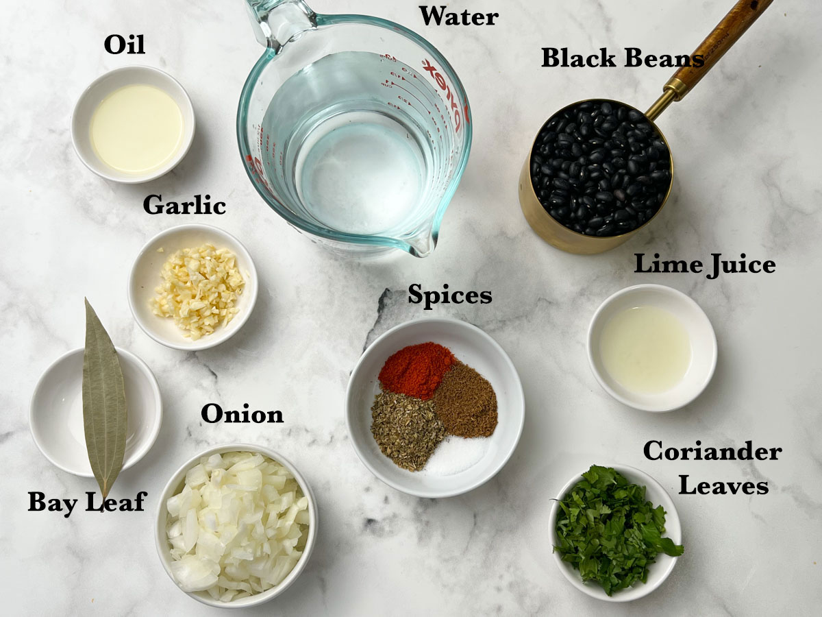 mexican black beans ingredients