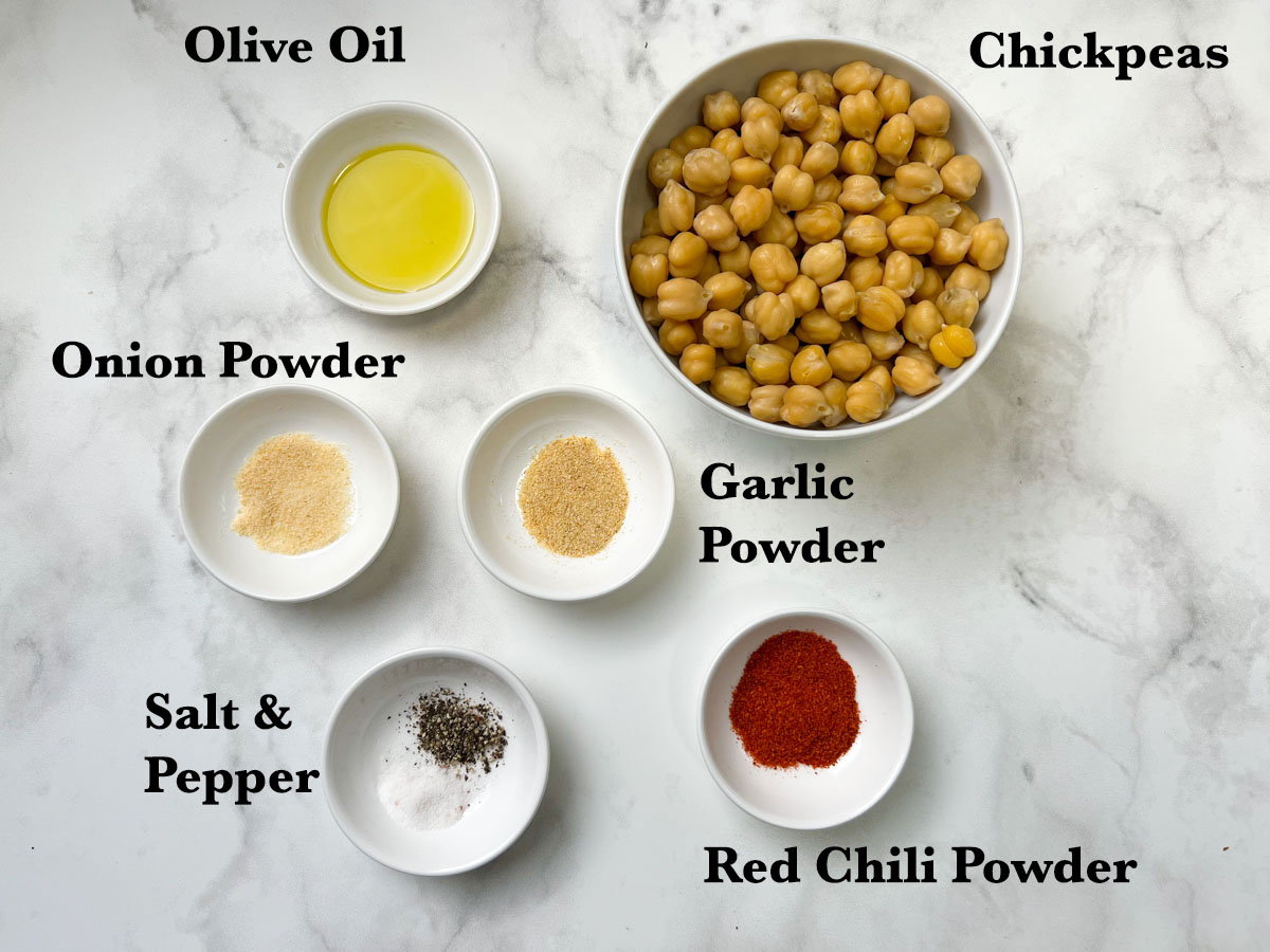 Roasted Chickpeas Ingredients