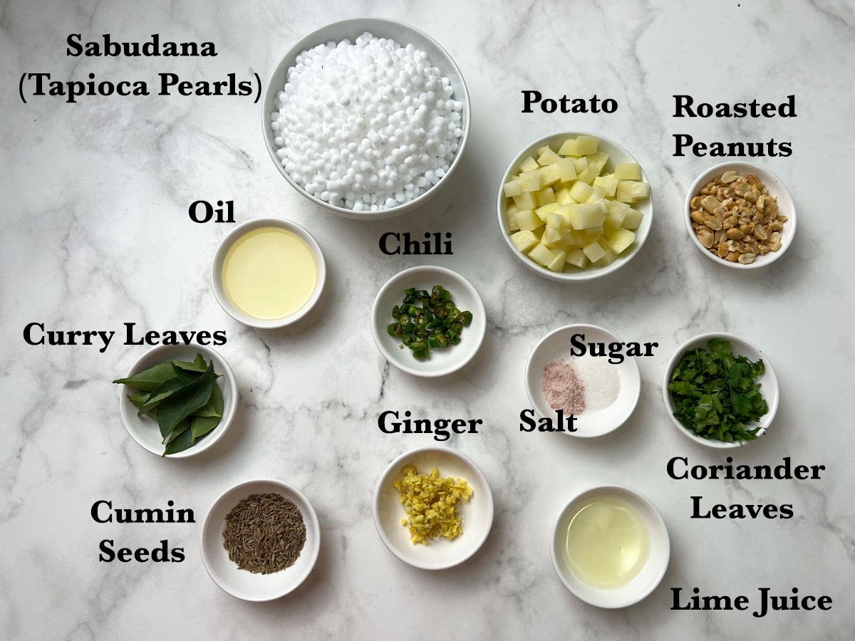 Sabudana Khichdi Ingredients