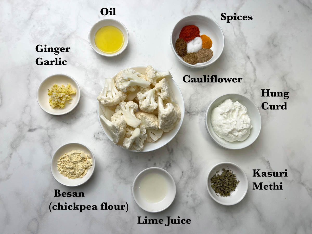 tandoori gobi ingredients