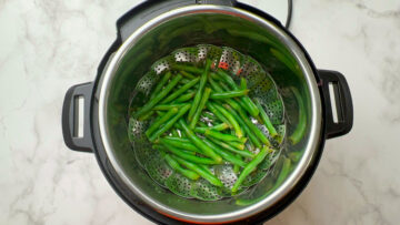 steamed green beans in the instant pot