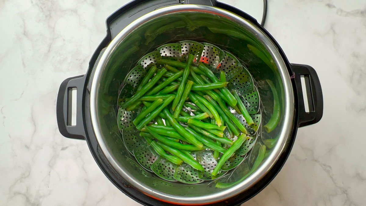 steamed green beans in the instant pot