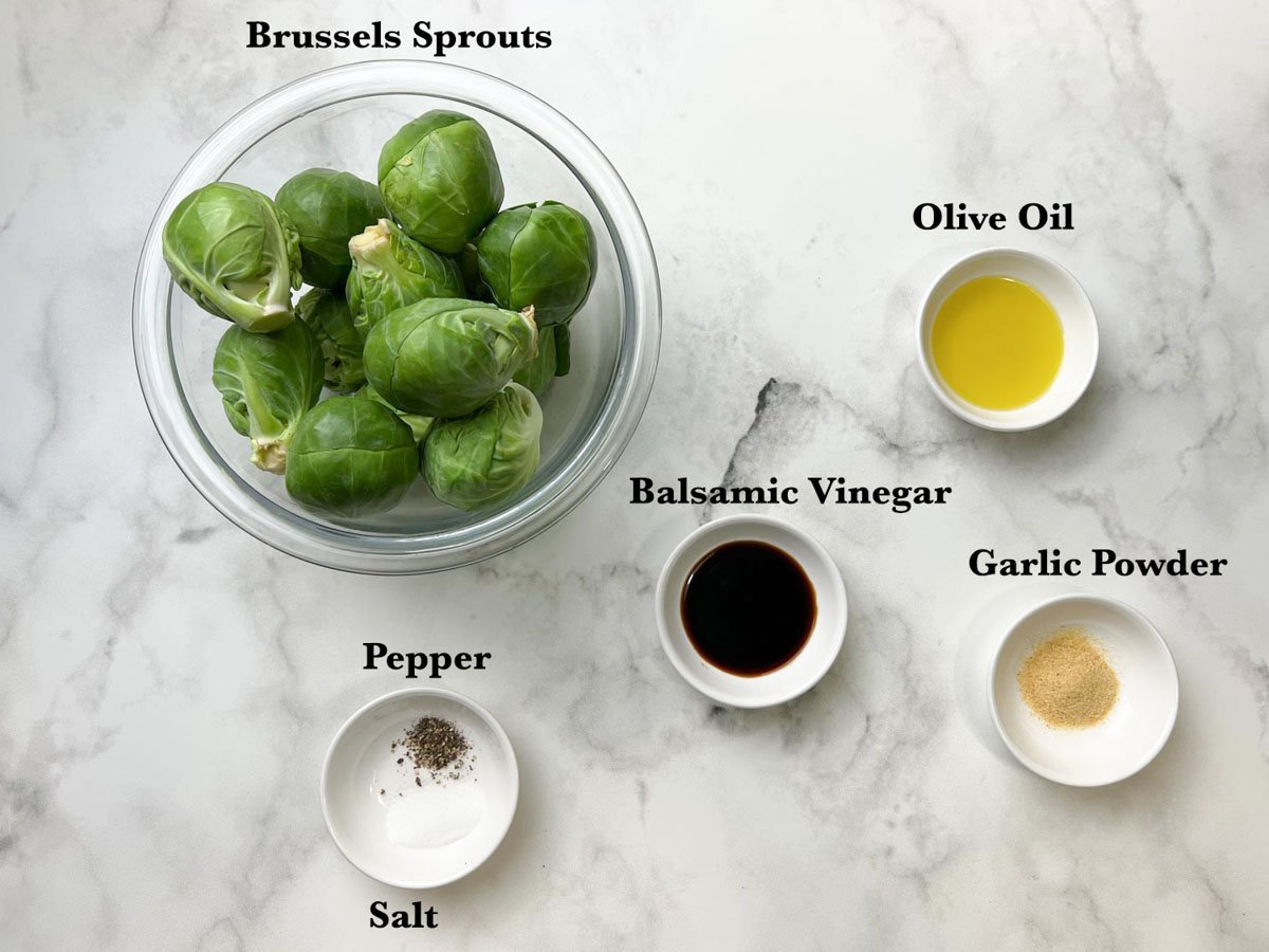 air fryer brussels sprouts ingredients