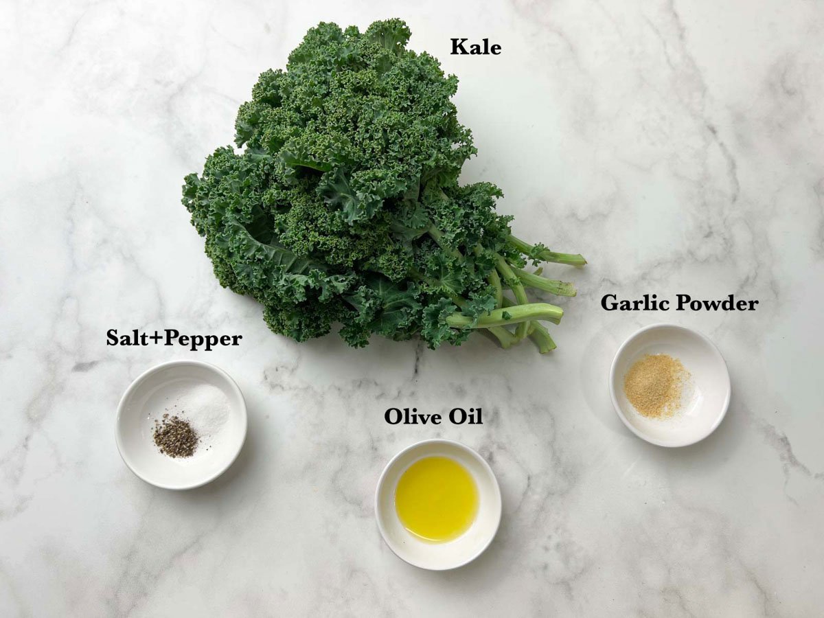 Air Fryer Kale Chips Ingredients