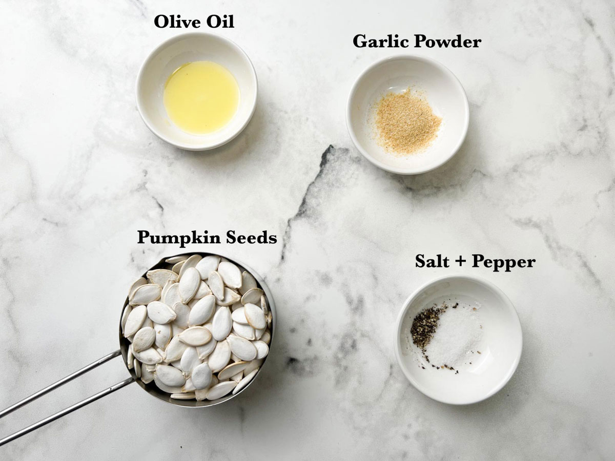 air fryer pumpkin seeds ingredients