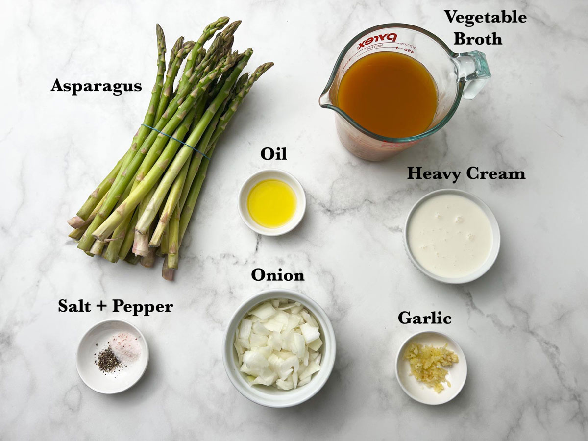 cream of asparagus soup ingredients