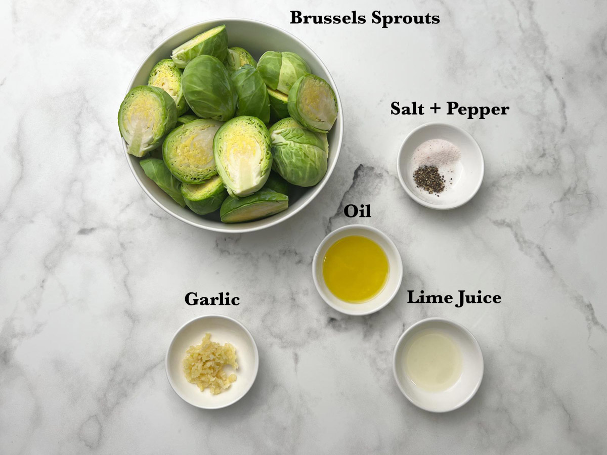 instant pot brussels sprouts ingredients