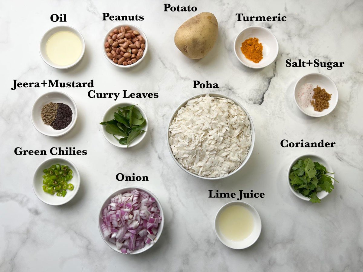 poha recipe ingredients