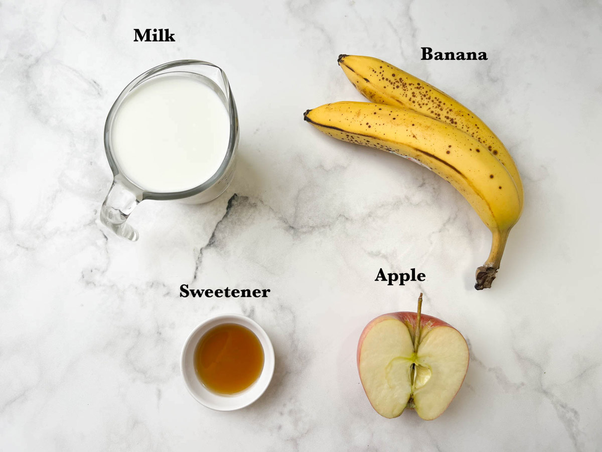 banana apple juice ingredients