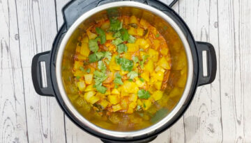 bottle gourd curry in the instant pot