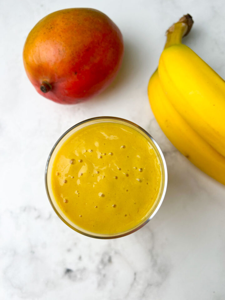 Mango Banana Smoothie Indian Veggie Delight