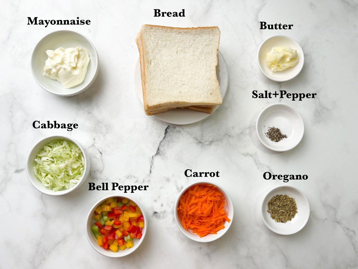 mayonnaise sandwich ingredients