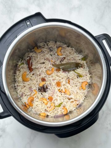 ghee rice in the instant pot